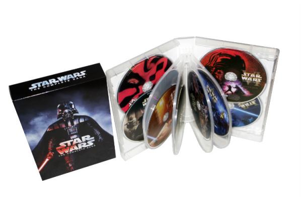 Free DHL Shipping@HOT Classic and New Release Single Movie DVD Star Wars Episode I-VI Set