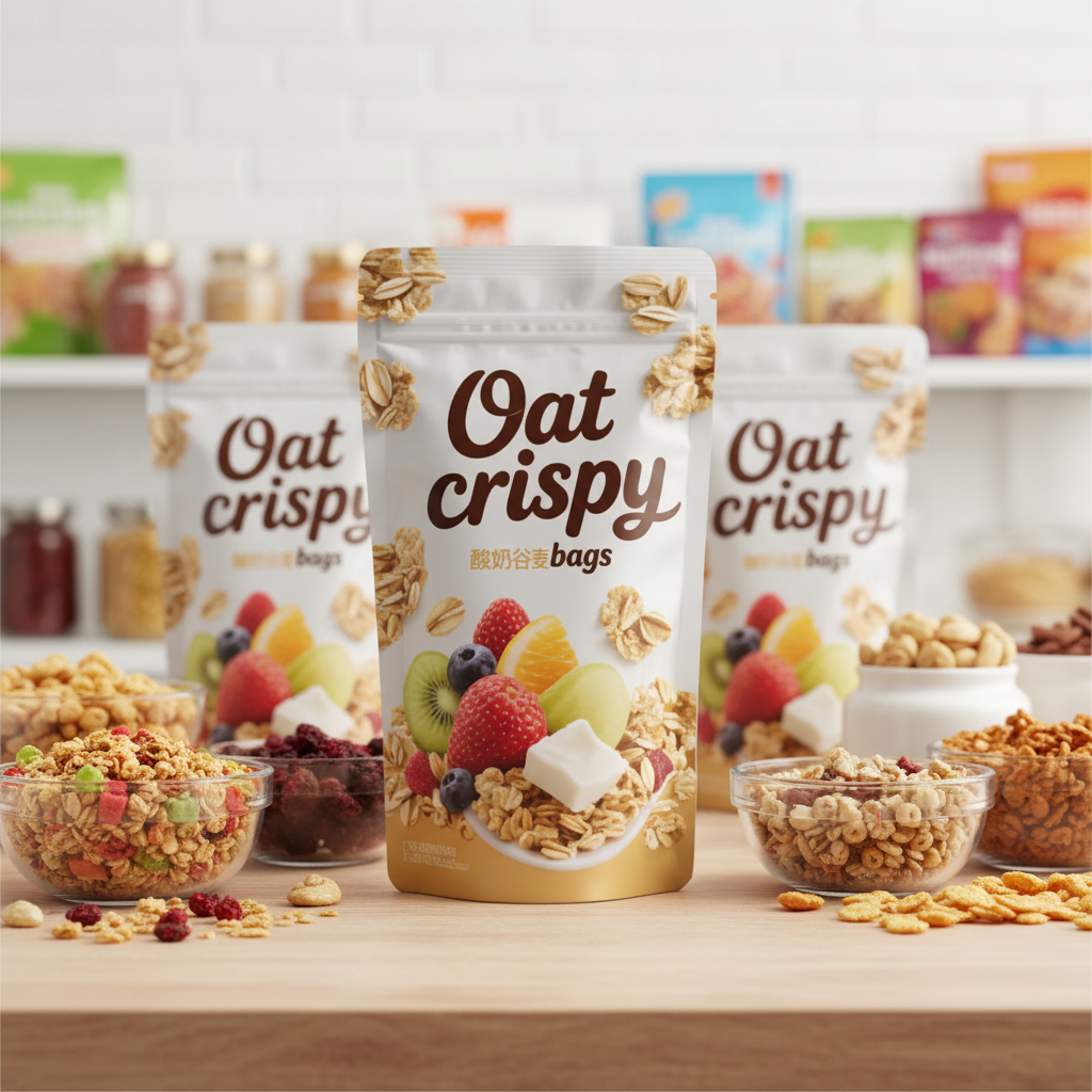 Custom PE Stand up Zipper Pouches with Offset Printing for Frozen Seafood & Poultry Freshness Preservation (Disposable)