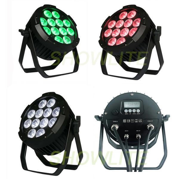 12*18 ПРИЛОЖЕНИЯ 12pcs 18W равенства на открытом воздухе IP65 водоустойчивого Rainproof WIFI наговора ватта RGBWA+UV 6in1 батарея СИД тонкого плоского беспроводная