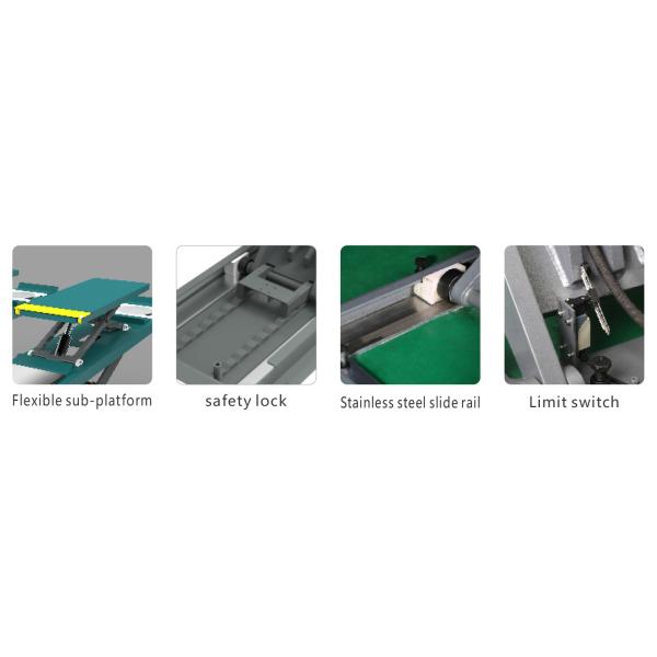 Super Thin 5T Wheel Alignment Scissor Lift 2000mm Big Scissor Lift