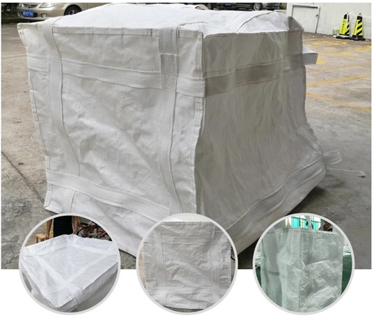 громоздк 200gsm сплетенное PP PP кладет 1500KGS в мешки с верхней частью юбки для упаковки песка/фасоли