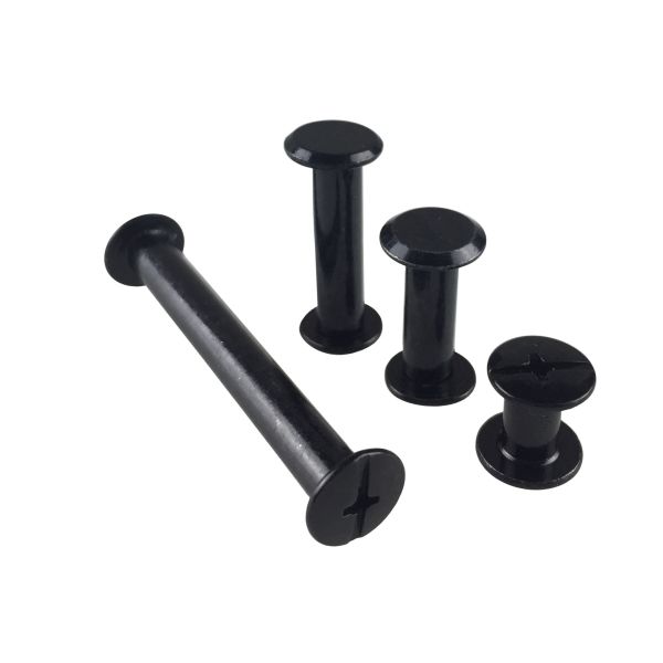 Passivated Surface Stainless Steel Black Chicago Screw Customized Size