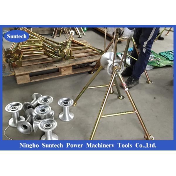 12kn línea recta cable Tray Roller With Aluminum Wheel