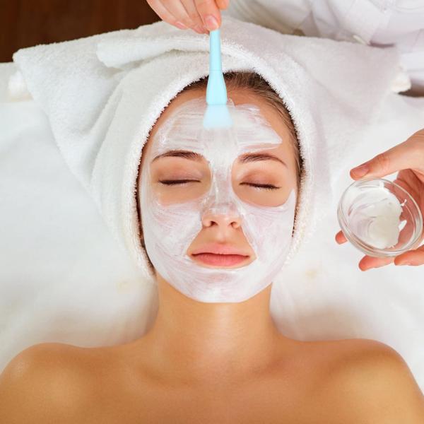 OEM Silicone Máscara Facial escovas Máscara de lama aplicador escova para BB CC Creme Loção corporal