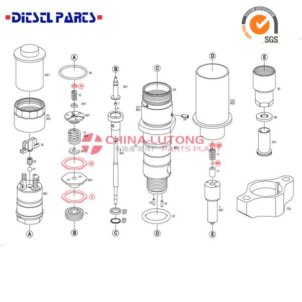 Fuel Injector EJBR02101Z    common rail injector for Renualt