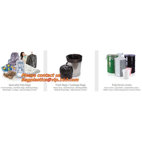 Bathroom Trash Bags, Office Wastebasket Liners Garbage Bags for Restroom, Home Bin,Gallon Garbage Can Liners,Heavy Duty