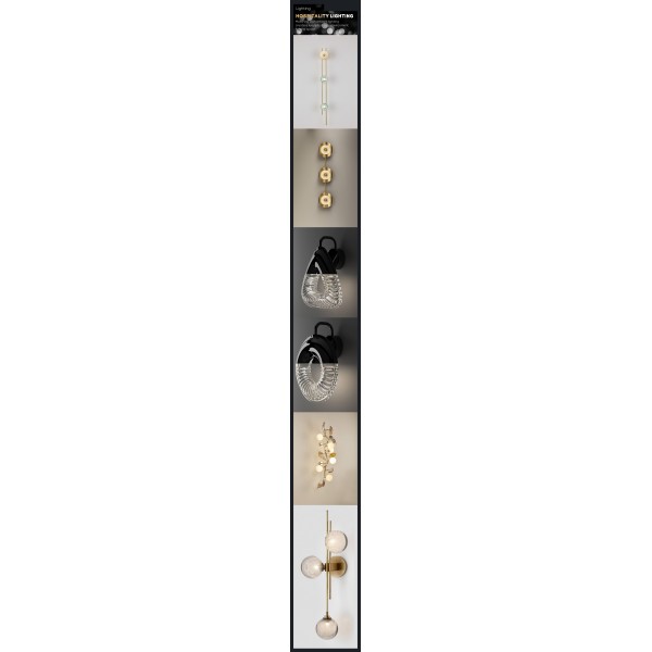 Contemporary Gold Base Wall Lamp Modern Style for High-End Hotels Restaurants Bedrooms Perfect Living Room Furniture Accessory