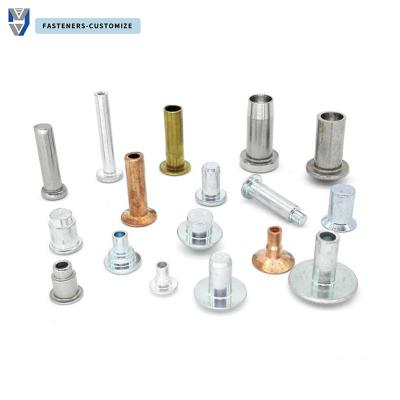 customized rivet step rivet semi tubular hollow rivet