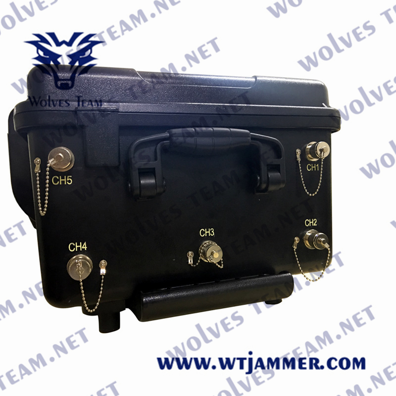 Всенаправленный Jammer 800m сигнала антенн 600W RF военный