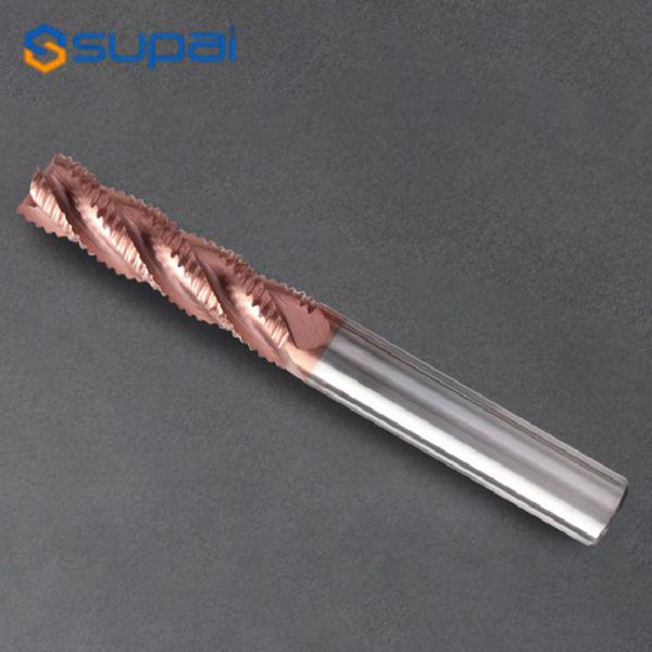 Long Flute 12mm Precision Cutting Tools Square Corner Radius 3mm For Precision Metal Cutting