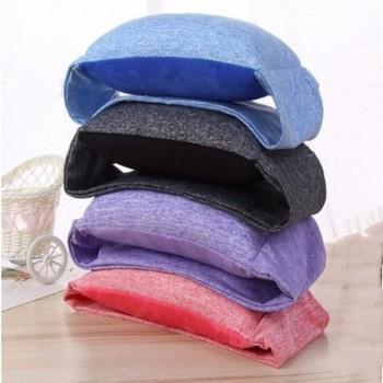 Cotton Soft Cervical Neck Collar For Spondylitis U Shaped Anti - Snore With Eye Mask