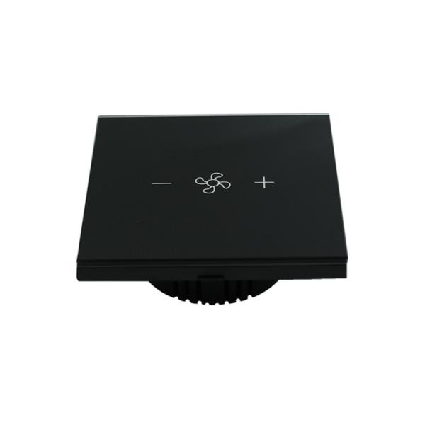 Tempered Touch Tuya Smart Switch 240V 10A Wifi Fan Speed Controller