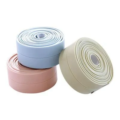 Kitchen & Bathroom Shower Floor and Wall Sealing Strip Self-Adhesive Waterproof PVC & Rubber Seal Tape
