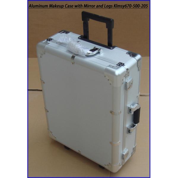 Aluminum Makeup Case with Mirror and Legs KLMSY670-500-205