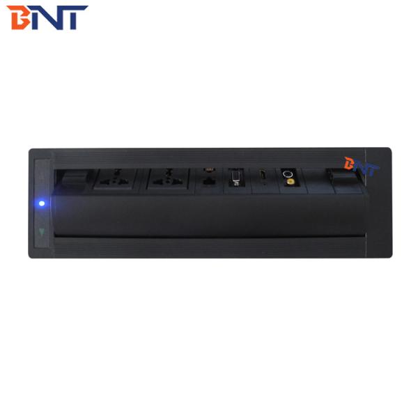 Desktop Motorized Pop Up Box with VGA cable/Tabletop Rotatable Socket