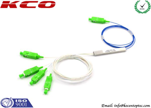 Passive Fiber Optic Splitter PLC 1X4 1*4 LSZH Fiber to The Home SC LC FC APC