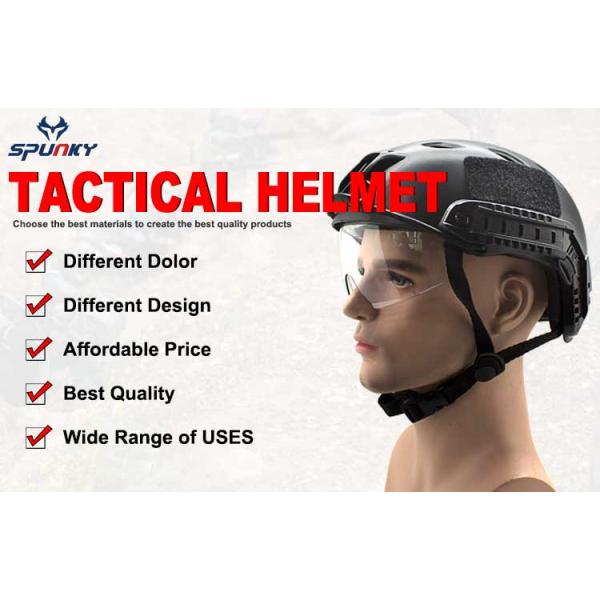 Head Protection Military Combat Helmet For Outdoor Airsoft / Paintball Players