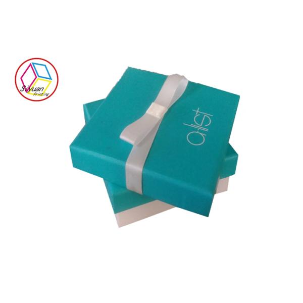 Вставка бархата коробки представления бумажной подарочной коробки/ожерелья роскошных ювелирных изделий