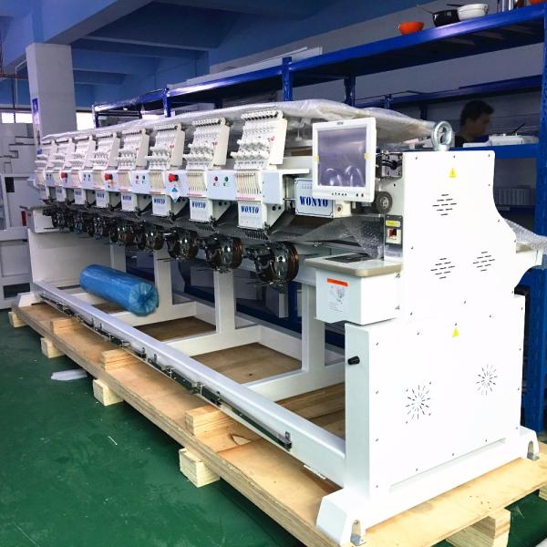 Computer 8 Head Wonyo WY1208C Commercial Embroidery Machine