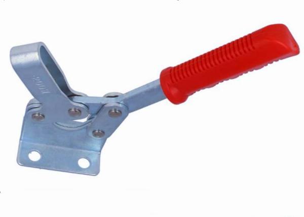 Cast Iron Adjustable Toggle Clamp , Dipped Grip Heavy Duty Latch Clamp