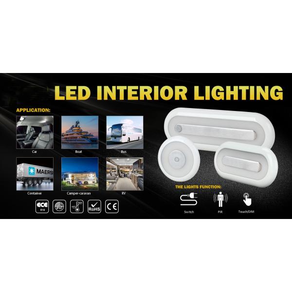 540Lm Surface Mount Marine Ceiling Light IP67 For Boat Yacht