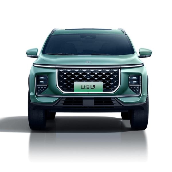 Fast Charging Time 0.42h Jetour Mountain Sea L9 2024 1.5T Luxury Plug-In Hybrid Electric Gasoline Energy Vehicle Green
