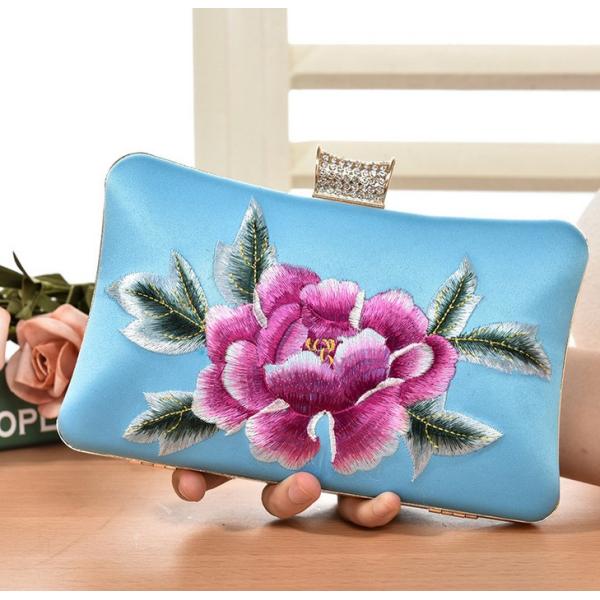 European and American vintage evening bags embroidered clutch bride