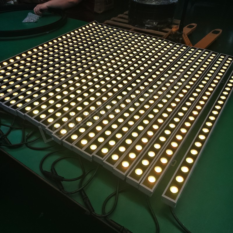 DMX512 Control LED Wall Washer Lights DC24V 24W IP66 for Building Facade