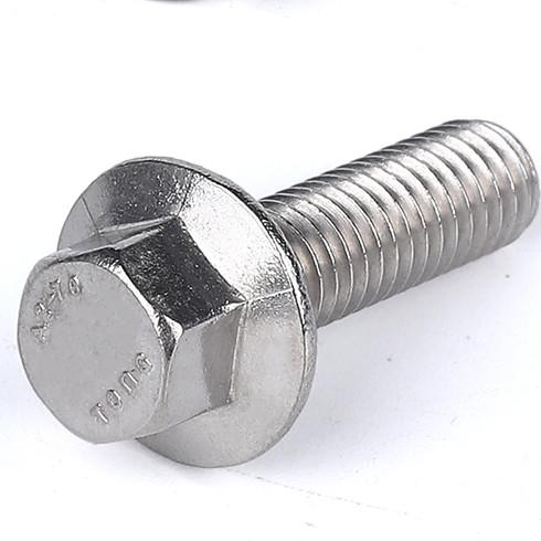 Metric Din6921 DIN6923 Serrated Hex Flange Bolt And Nuts  JIS Standard