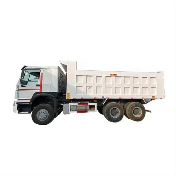 Sinotruk Howo 6x4 camião de descarga de 30 toneladas com 2 assentos de passageiros e suporte de vídeo
