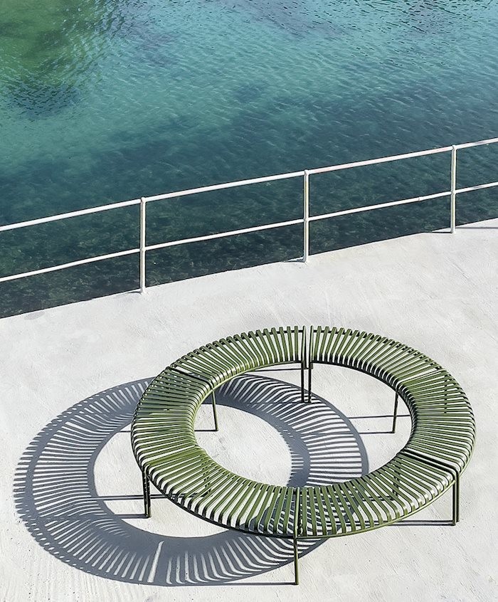 Y Mail Packing Minimalist Garden Set Outdoor Furniture Park Bench Patio Steel Bench