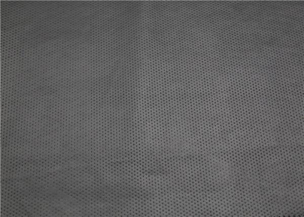Black Half Punched Punched Leather 0.65 Mm For Garment Bags Shoes Anti - Aging