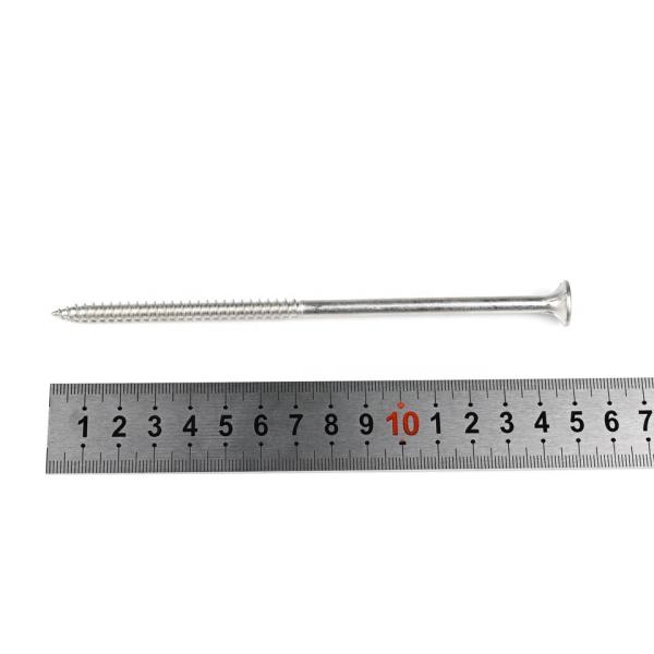 Kit de assortamento de parafusos de madeira de aço inoxidável de 200 mm para corrimão de madeira