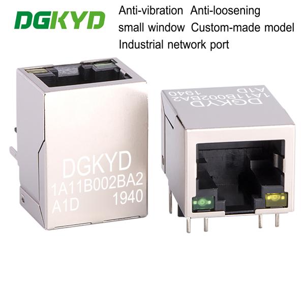 RJ45 100 Mbps connecteur réseau prise de port 8P8C surface de fenêtre compacte DGKYD1A11B002BA2A1D