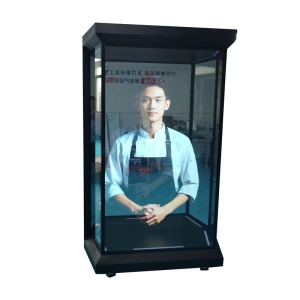 Pantalla de caja holográfica Holobox de 75 pulgadas con pantalla LCD transparente de alto contraste