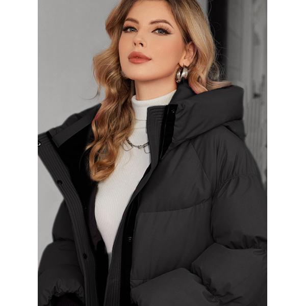 Oversize Lightweight Puffer Jacket Women Down Filling Down Parka Women