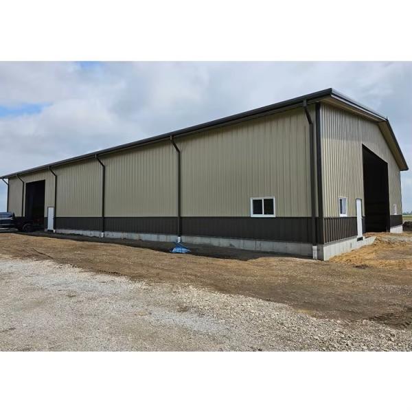 Estrutura de aço Armazém de pré-fabricação Oficina de industrial leve