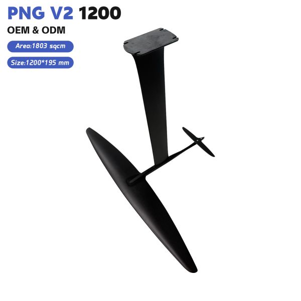 PNG V2 1200 Ultra High Modulus Carbon Fiber Hydrofoil Set with Stable Glide Control and Easy Takeoff