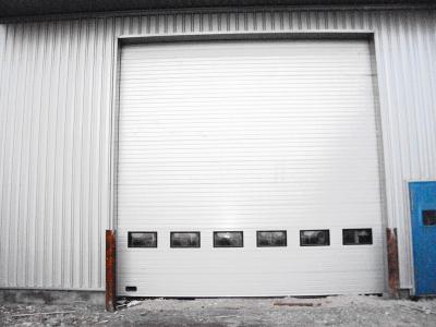 2 Class Air Permeability Industrial Sectional Garage Doors High Speed