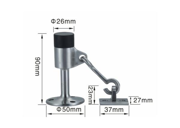 Assoalho do ODM do OEM - parada de porta montada, diâmetro magnético simples da estada 50x90mm da porta