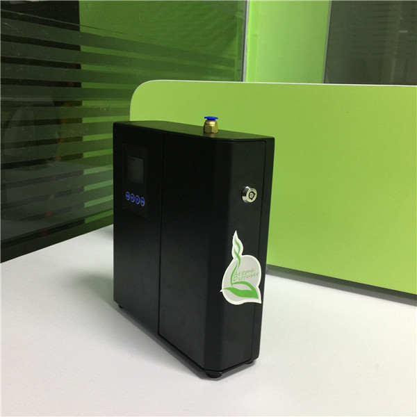 12 système montable de parfum de la CAHT de mur en métal 150ml de noir de V pour 100m2 et couloirs d'hôtel