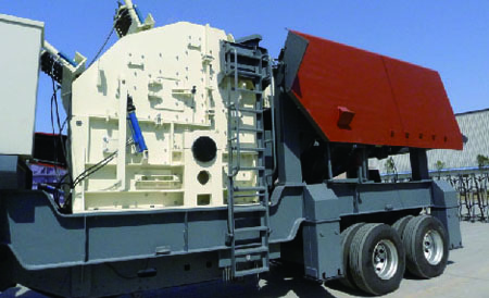 Заводы камешков 450t/H 1520mm реки портативные задавливая