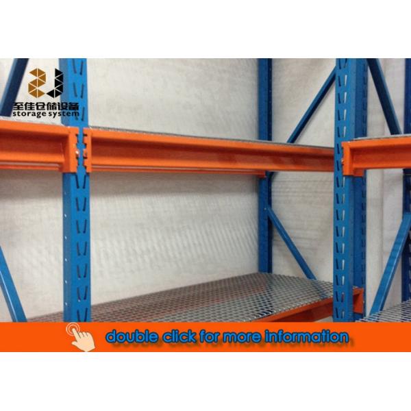 Unidad de estantería de acero de varios niveles de protección contra la corrosión recubierta en polvo epoxi