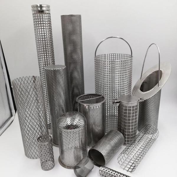 Basket Strainers 316/304 Stainless Steel Mesh Filters For Industrial Liquid Filtration