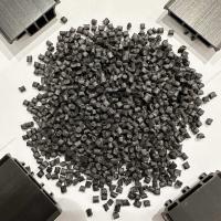PA66 GF25 Granulado Preto Poliamida Composto de Nylon Preenchido com Fibra de Vidro para Fitas de Ruptura Térmica