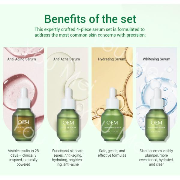 Acne Control Alpha Arbutin Nicotinamide Salicylic Acid Face Serum Multimolecular HA