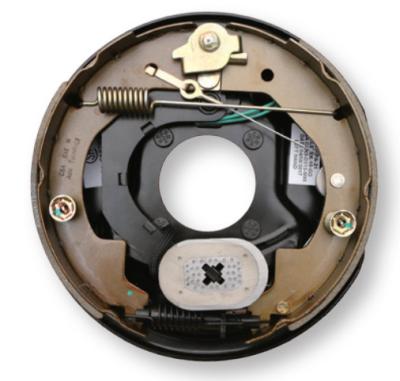 3500 Pounds 10 Inch Trailer Brake Assembly Self Adjusting With Parking Lever