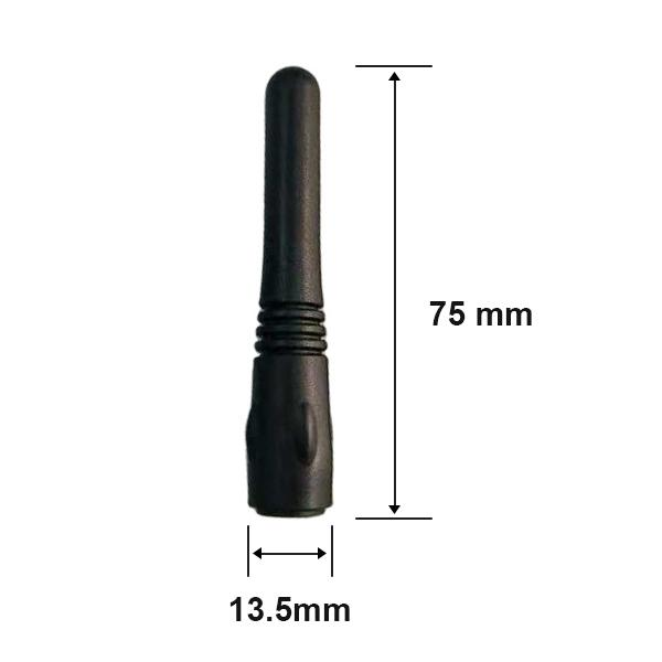 13.5x75mm Handheld Portable UHF Antenna Uhf Mobile Radio Antenna 0dBi HT-B066
