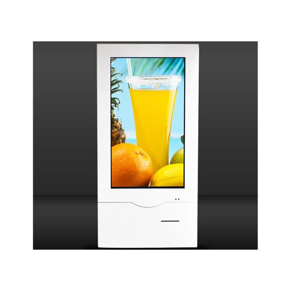 Wall Mounted 32inch LCD Touch Screen Kiosk 1366*768 With Thermal Printer