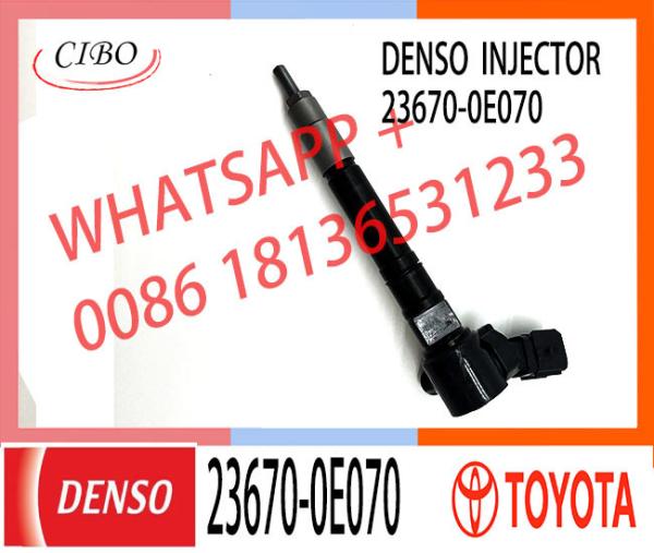 Injecteur diesel de carburant tout neuf véritable original 23670-09460 23670-0E070 pour l'injecteur 23670-09460 de Toyota Hilux Revo 23670